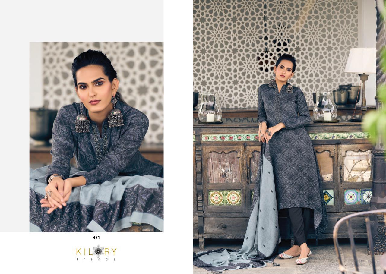 Porscche Kilory Pashmina Suits Manufacturer Wholesaler
